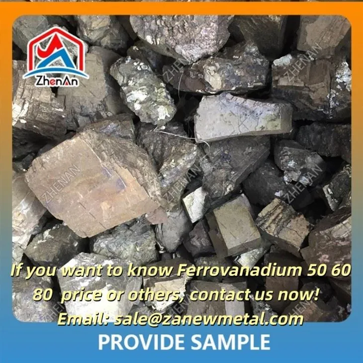 50-100 mm 60% Ferro Vanadium Legering
