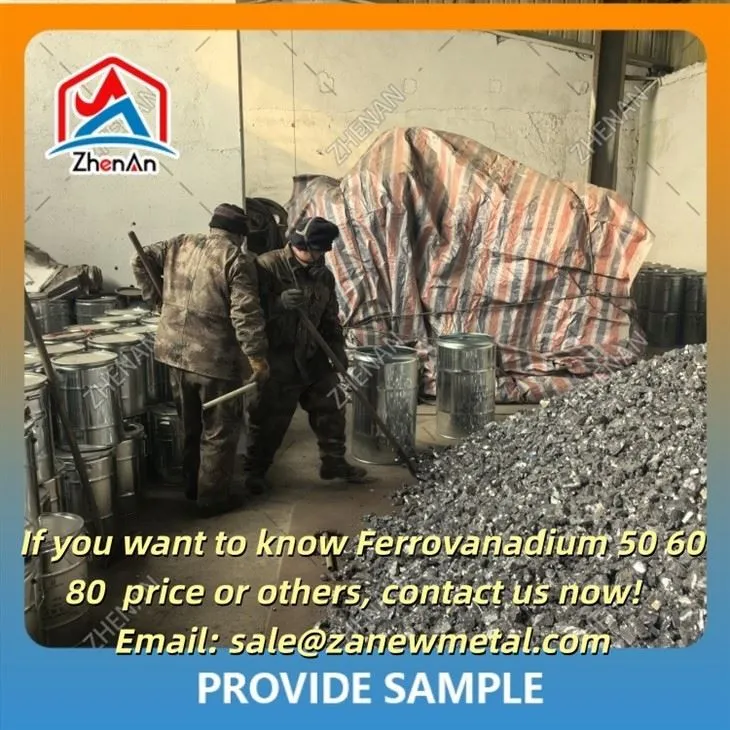 80 Ferro Vanadium 10-100 mm Klumper