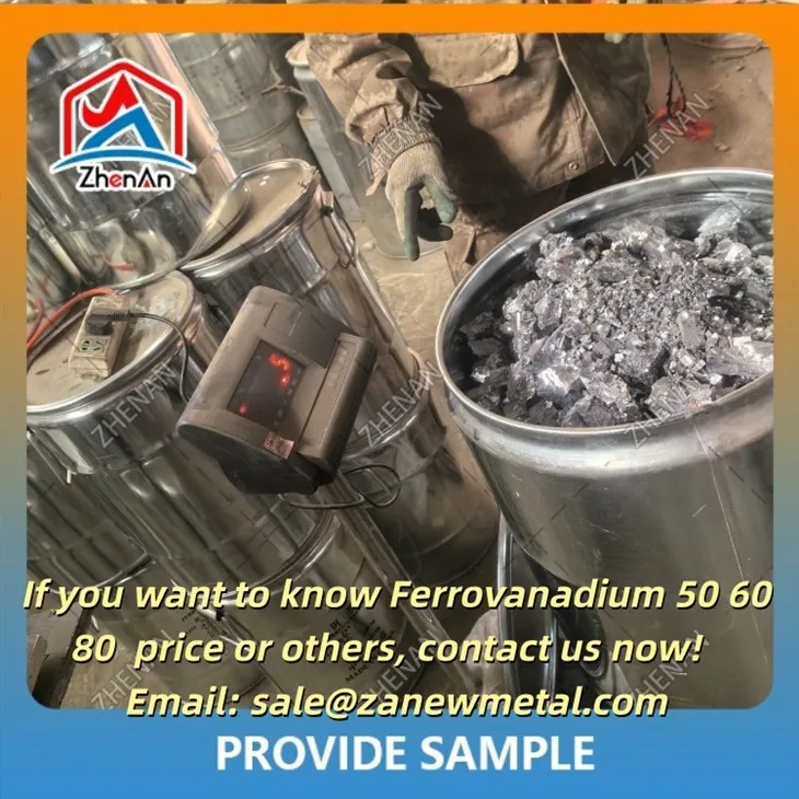 Ferro-vanadium 60 10-50 mm 58-65 %