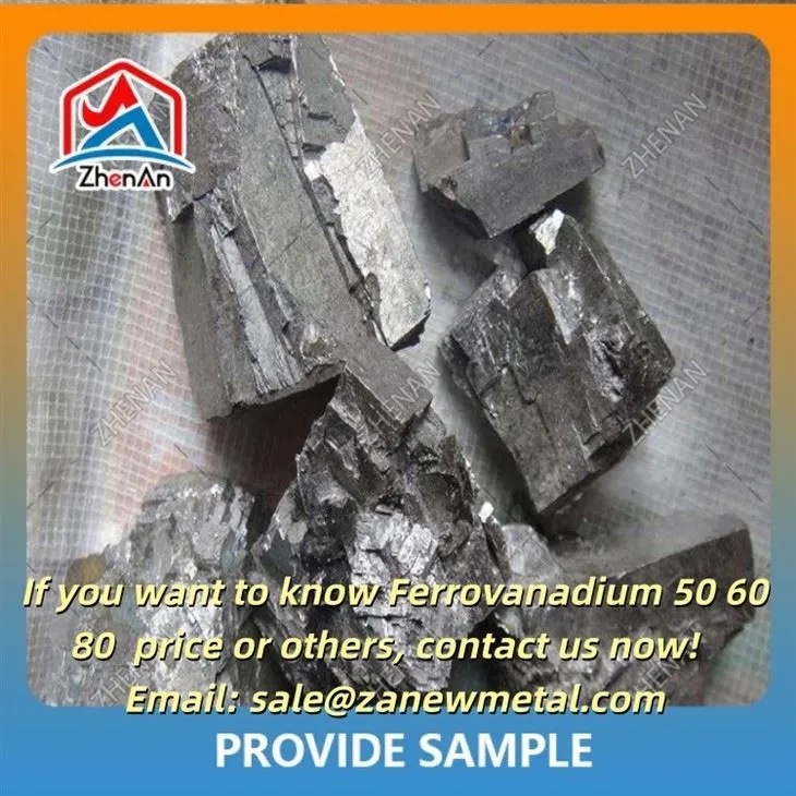 Høj-renhed 80 % ferrovanadiumklumper
