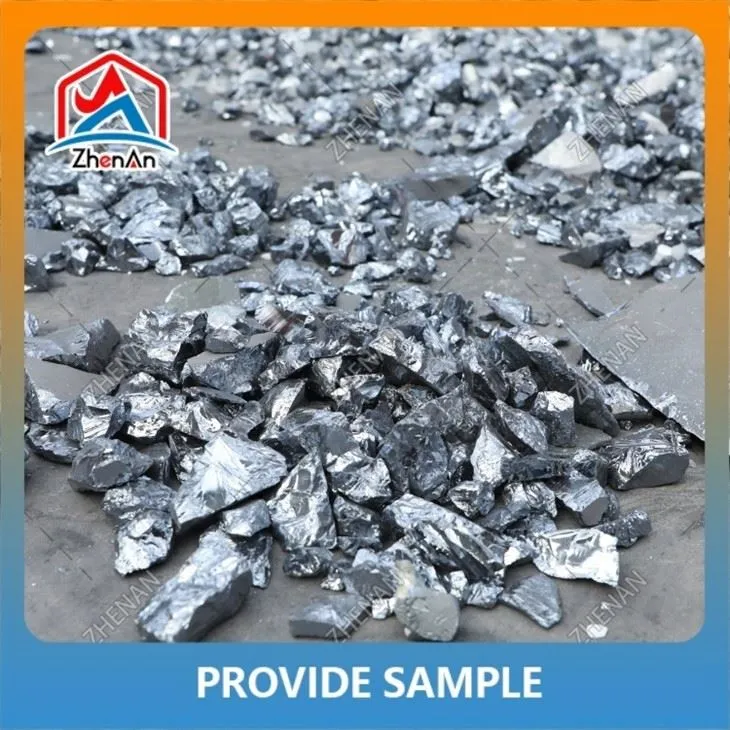 Silicium Metal med høj renhed 90% 10-100 mm