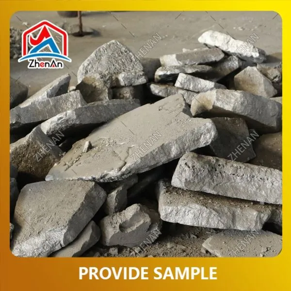 Højresistiv metallisk klump FeSi75% 5–10 cm