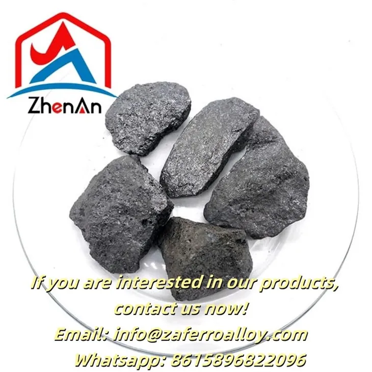 Sølvgrå silicium-carbon-legering